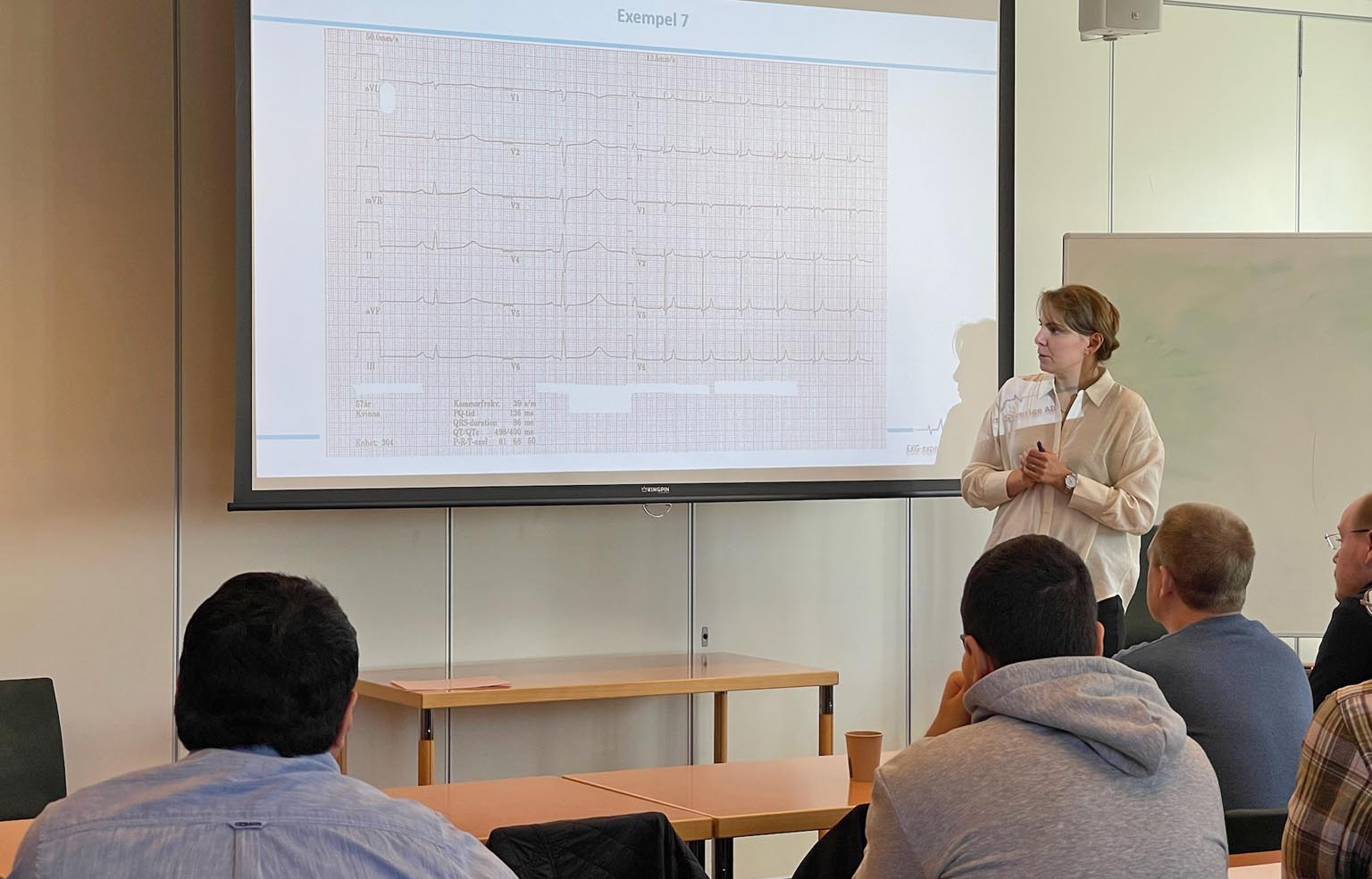 Foto från EKG-kurs